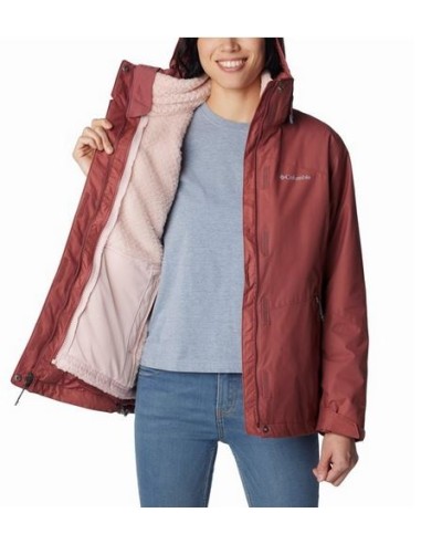 Γυναικείο Μπουφάν Columbia Bugaboo II Fleece Interchange Jacket Beetroot
