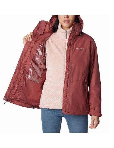 Γυναικείο Μπουφάν Columbia Bugaboo II Fleece Interchange Jacket Beetroot