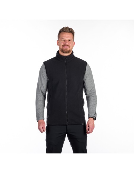 Men's trekking fleece vest Willis Black