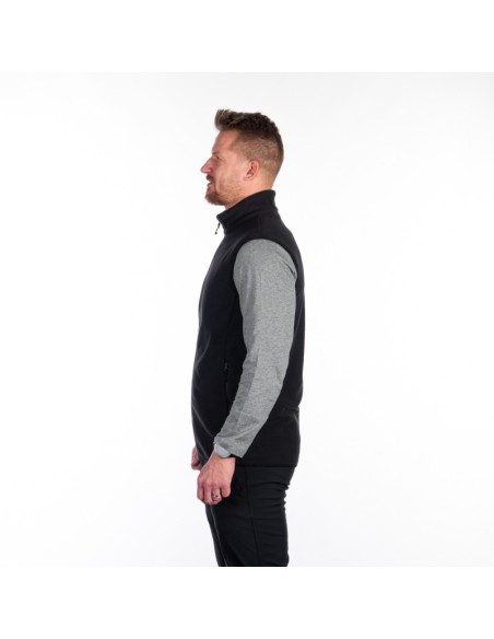 Men's trekking fleece vest Willis Black