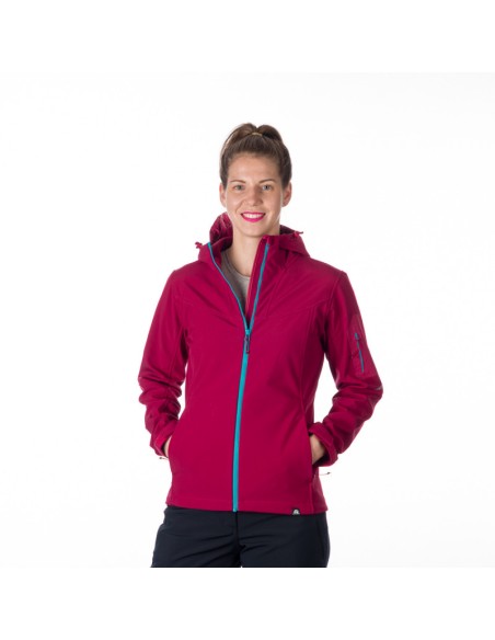 Women's travel elegant softshell jacket 3L Jeanne Cherry