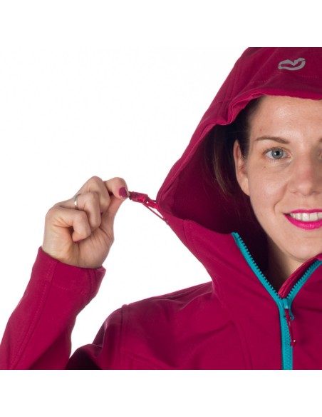 Women's travel elegant softshell jacket 3L Jeanne Cherry
