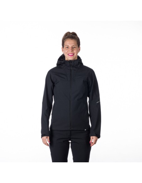 Women's travel elegant softshell jacket 3L Jeanne Black