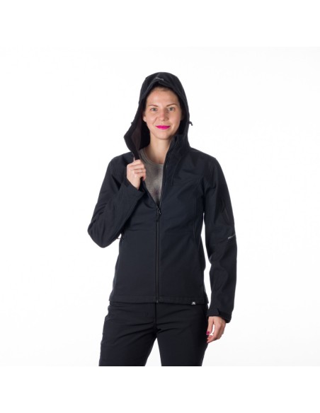 Women's travel elegant softshell jacket 3L Jeanne Black