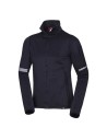 Men's melange trekking sweater regular fit Nick Black Melange