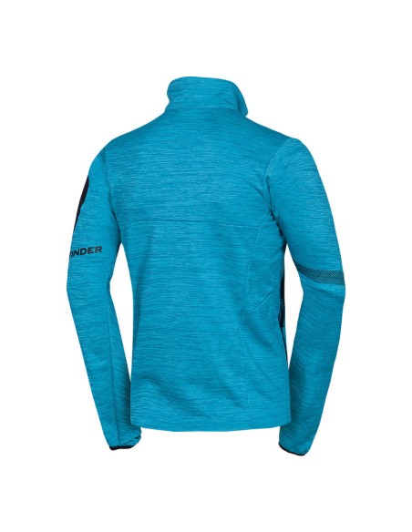 Men's melange trekking sweater regular fit Nick Blue Melange