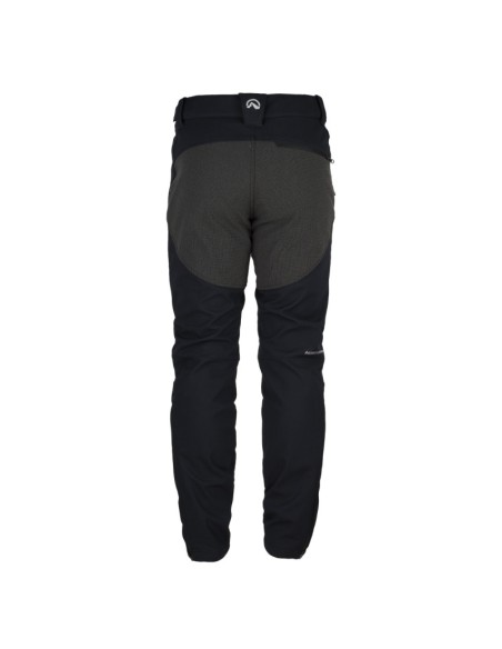 Men's outdoor softshell pants protect face 3L Milton Black-Black