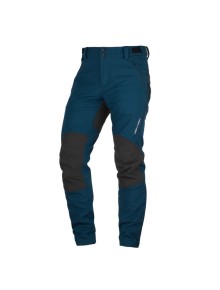 Men's outdoor softshell pants protect face 3L Milton Ink Blue-Black