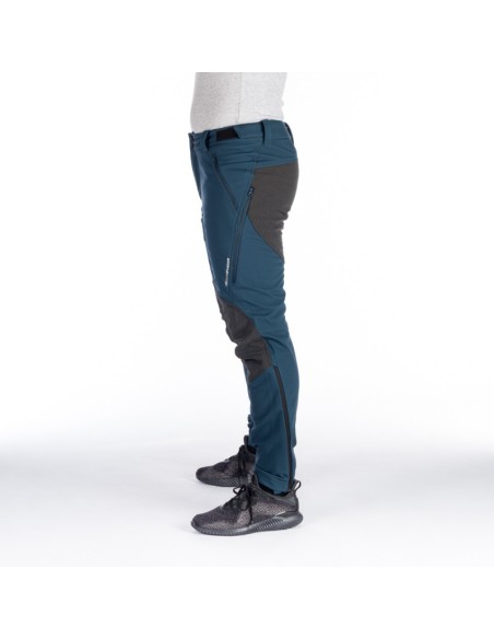 Men's outdoor softshell pants protect face 3L Milton Ink Blue-Black