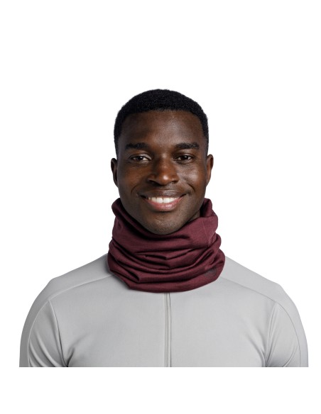 Buff® Lightweight Merino Neckwarmer - Solid Garnet - 113010.653.