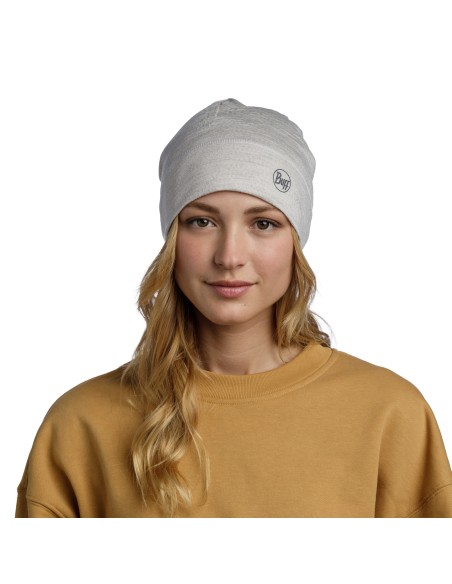 Buff® Lightweight Merino Beanie - Solid Cloud - 113013.003.10.00