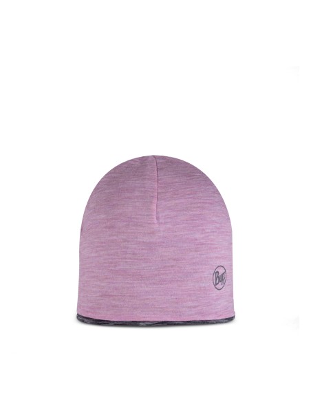 Buff® LW Merino Wool Reversible Hat - Pansy-Graphite Multistripe