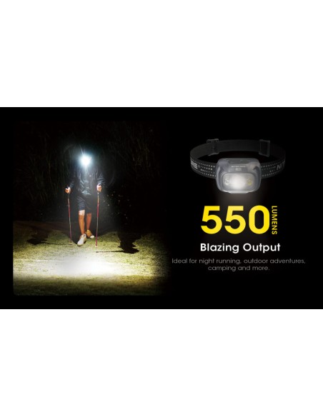 Φακός Κεφαλής LED Nitecore NU31 - 550 Lumen Grey