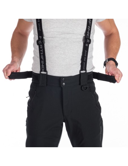 Men's softshell ski pants Lyle Black