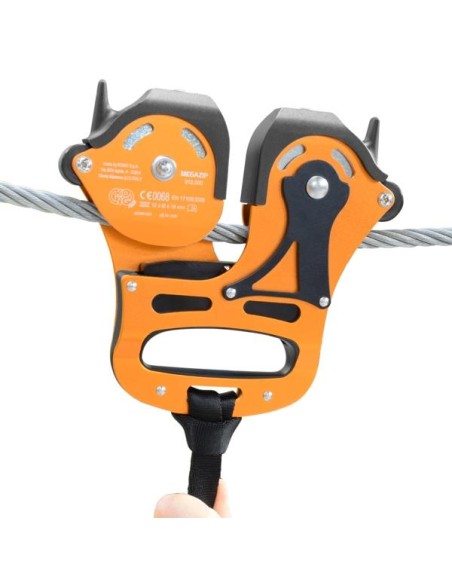 Τροχαλία διπλή Double pulley Kong long and fast zip lines