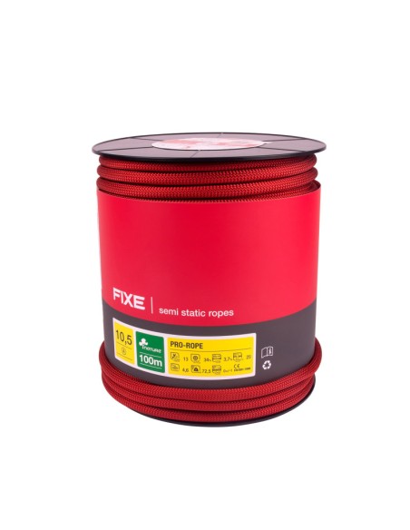 Σχοινί στατικό Fixe Pro Rope 10.5 mm Red - 200 m