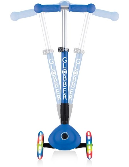 Globber Scooter Junior Foldable Fantasy Lights Racing Navy Blue (433-100)