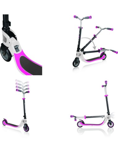 Globber Πατίνι Foldable Flow 125 White-Pink (473-162)