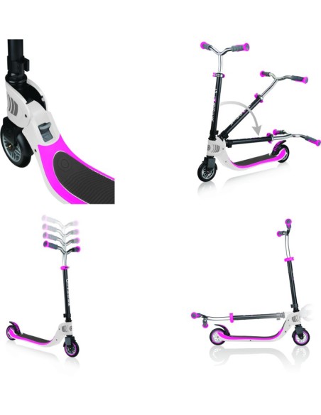 Globber Πατίνι Foldable Flow 125 White-Pink (473-162)