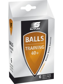 Μπαλάκια Ping Pong Sunflex Training PVC 6 Τεμάχια