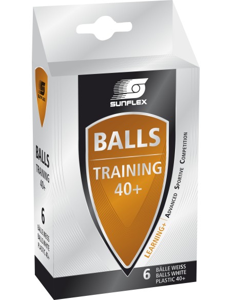 Μπαλάκια Ping Pong Sunflex Training PVC 6 Τεμάχια