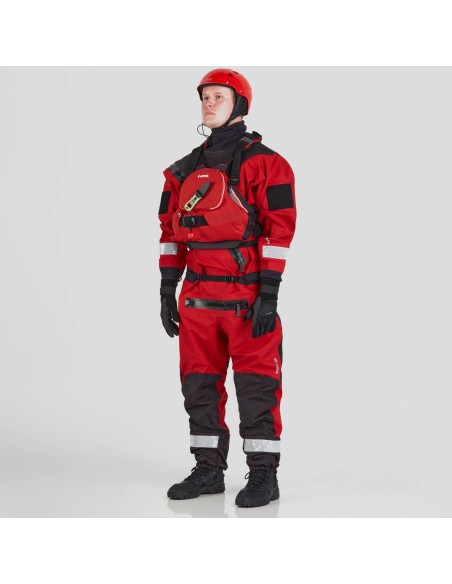 Στεγανή Στολή NRS Ascent SAR Dry Suit Red