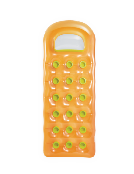 Στρώμα θαλάσσης Intex Pocket Clear Window Mat Orange