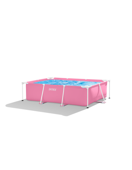 Πισινα Intex Pink Rectangular Frame Pool 220x150χ60cm
