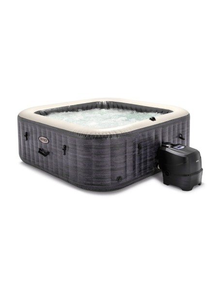 Intex Bubble Massage Greystone Deluxe 6-Persons Square 239 cm 6 ατόμων