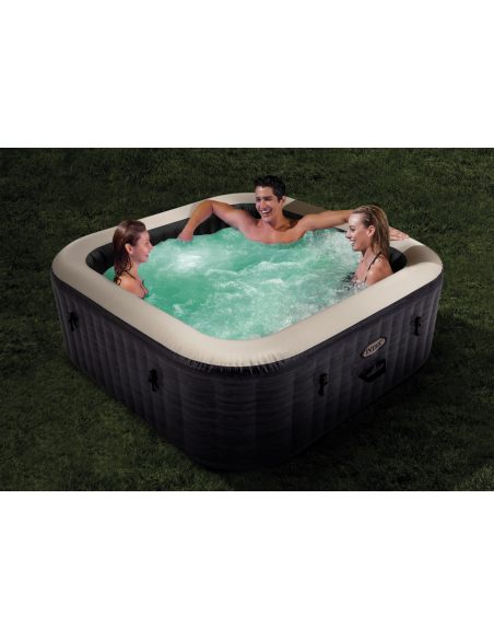 Intex Bubble Massage Greystone Deluxe 6-Persons Square 239 cm 6 ατόμων