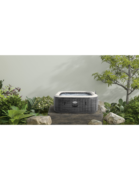 Intex Bubble Massage Greystone Deluxe 6-Persons Square 239 cm 6 ατόμων