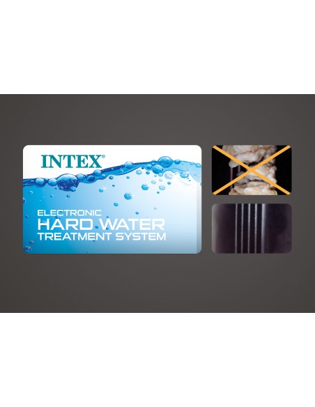Intex Bubble Massage 4-Perons Round O 196 cm - With Energy Efficient Cover