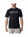 Ανδρική Μπλούζα Columbia CSC Basic Logo SS Tee - Black CSC Retro Logo