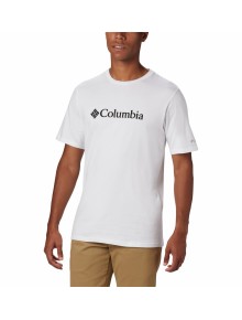 Ανδρική Μπλούζα Columbia CSC Basic Logo SS Tee - White