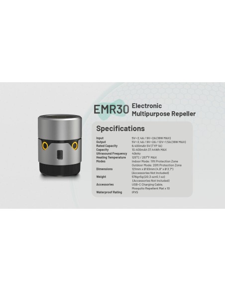 Αποθητής εντόμων Nitecore EMR30