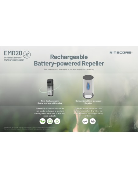 Αποθητής εντόμων Nitecore EMR20