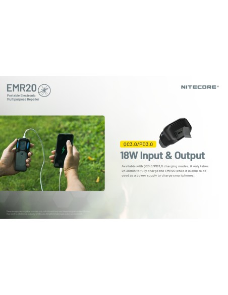 Αποθητής εντόμων Nitecore EMR20