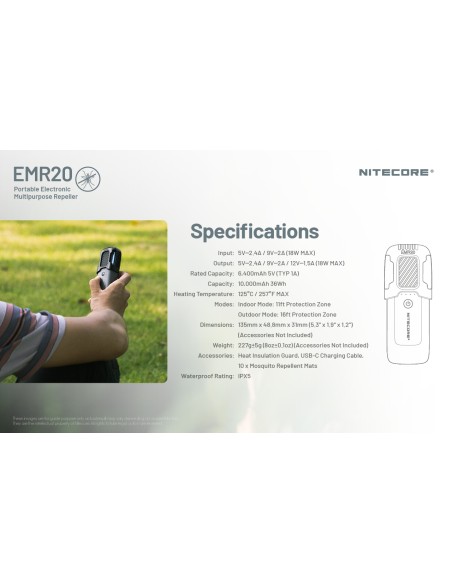 Αποθητής εντόμων Nitecore EMR20