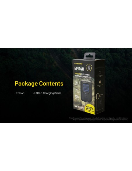Αποθητής εντόμων Nitecore EMR40