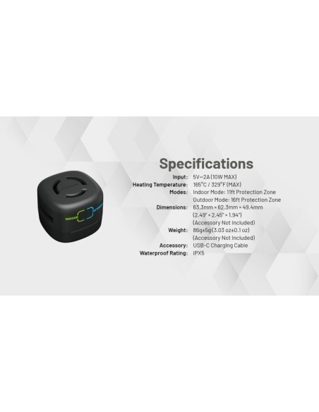 Αποθητής εντόμων Nitecore EMR30SE