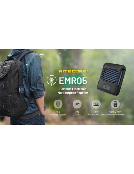 Αποθητής εντόμων Nitecore EMR05 Sand