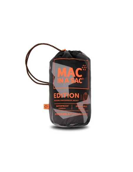 Αδιάβροχο Jacket Mac in a Sac Edition Black Camo