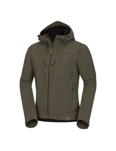 Men's Adventure 3L softshell jacket August Dark Green
