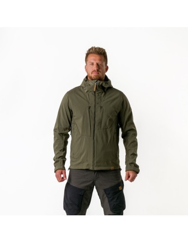 Men's Adventure 3L softshell jacket August Dark Green