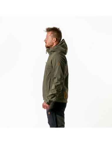 Men's Adventure 3L softshell jacket August Dark Green
