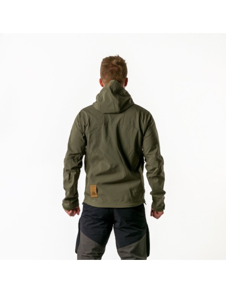 Men's Adventure 3L softshell jacket August Dark Green