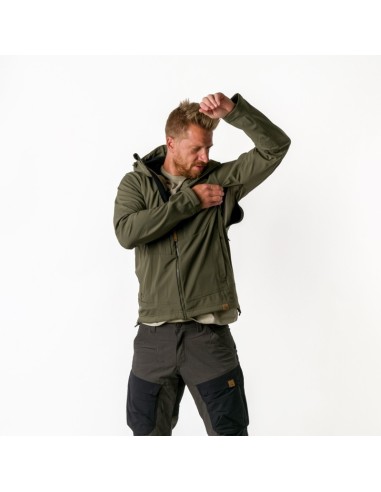 Men's Adventure 3L softshell jacket August Dark Green