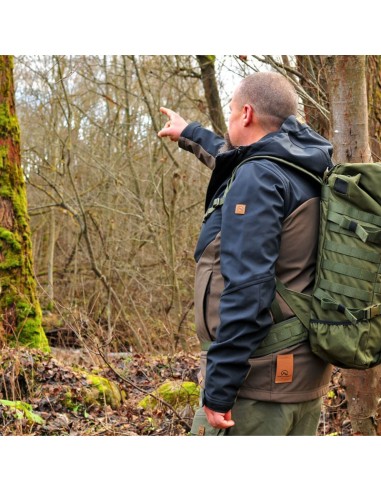 Men's Adventure 3L softshell jacket August Dark Green