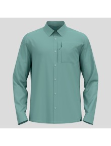 Ανδρικό πουκάμισο Odlo The Hyper Contrast long sleeve hiking shirt - Arctic