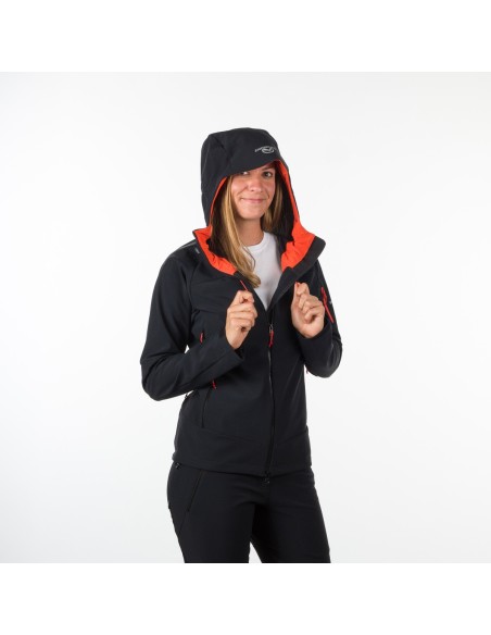 Women's technical jacket North Finder Polana Black